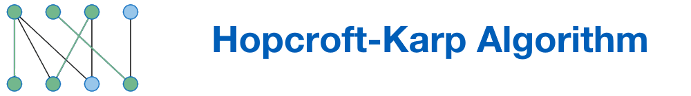 Matching in bipartite graphs: The Hopcroft-Karp algorithm